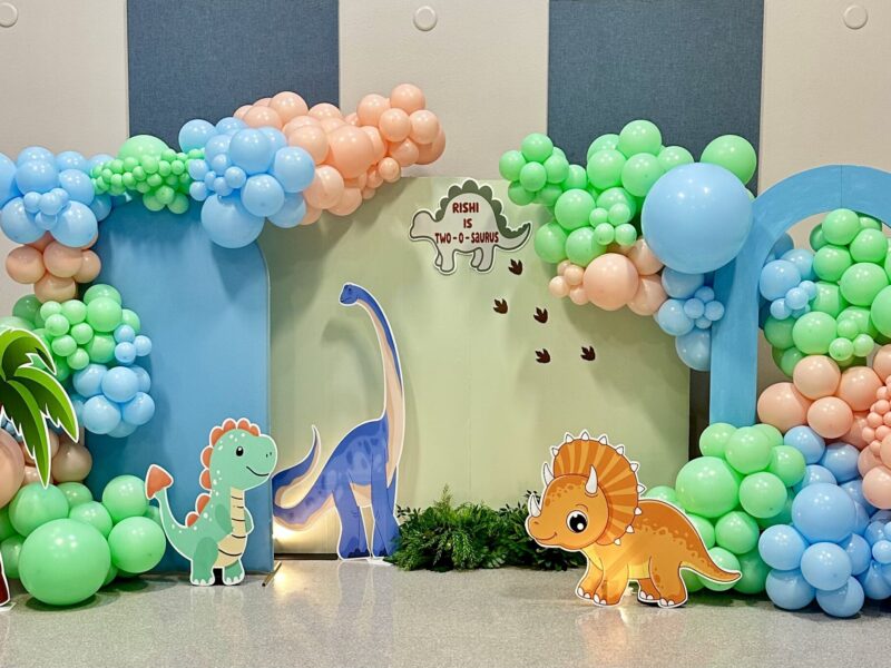 Dinosaur theme kids birthday