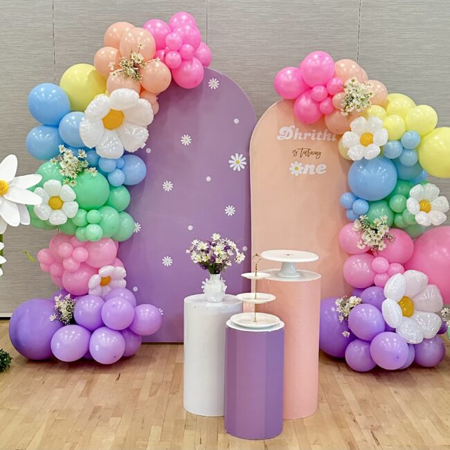 Daisy theme kids birthday